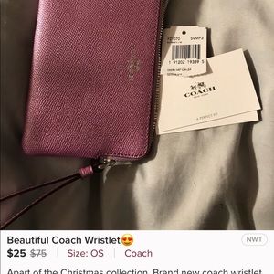 Coach wristlet for Emma!